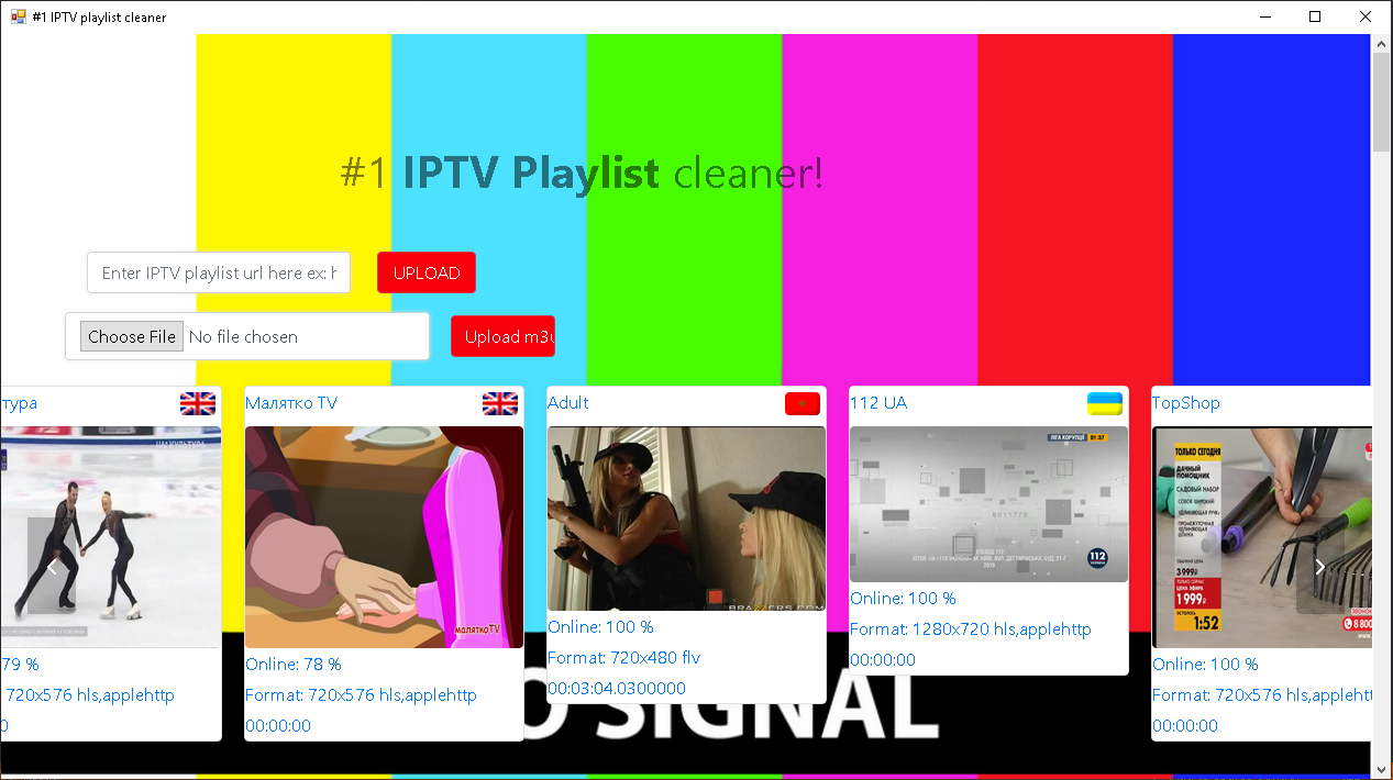 #1 IPTV Playlist Cleaner 2019 screenshot