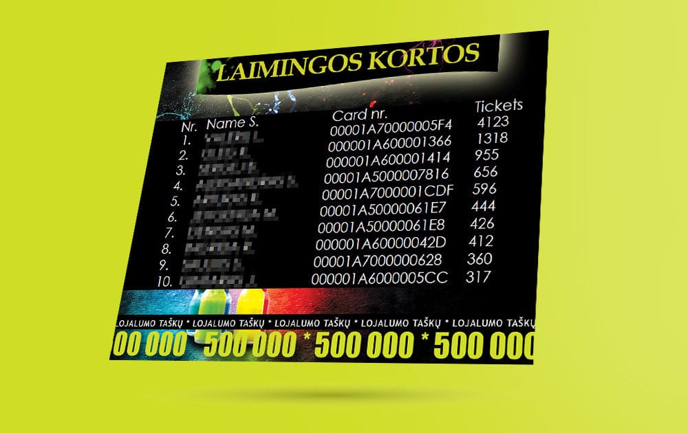 Papildomas bilietas – Kazino loterijos sistema TV ekranuose